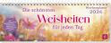 Tischkalender 2026 quer: Die schönsten Weisheiten für jeden Tag