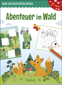Produktbild von Mein lustiger Rätselspaß – Abenteuer im Wald: Rätselblock für Kinder ab 4 Jahren