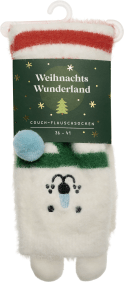 Produktbild von Weihnachtswunderland, Couch-Flauschsocken, Eisbär