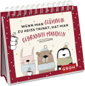 Wenn man Glühwein zu heiß trinkt, hat man gebrannte Mandeln
