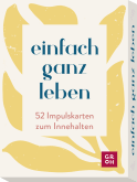 Produktbild von Kartenset: einfach ganz leben: 52 Impulskarten zum Innehalten