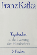 Buchcover von Tagebücher, Kommentar: Zweite, von Waltraud John bearbeitete Auflage von Franz Kafka