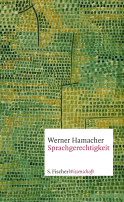 Buchcover von Sprachgerechtigkeit von Werner Hamacher