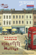 Buchcover von Vergiftete Muffins: Ein deutsch-englischer Kinderkrimi von Renate Ahrens
