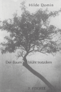 Buchcover von Der Baum blüht trotzdem: Gedichte von Hilde Domin