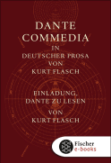 Buchcover von Commedia und Einladungsband: I.Commedia. In deutscher Prosa von Kurt Flasch II.Einladung, Dante zu lesen von Dante Alighieri, Kurt Flasch