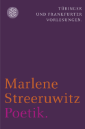 Buchcover von Poetik.: Tübinger und Frankfurter Vorlesungen. von Marlene Streeruwitz