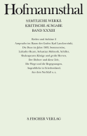Buchcover von Reden und Aufsätze 2: 1902-1909 von Hugo von Hofmannsthal