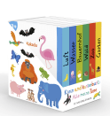 Buchcover von Klein und kunterbunt: Alle meine Tiere (Würfel): 6 Mini-Bücher