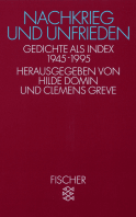 Buchcover von Nachkrieg und Unfrieden: Gedichte als Index 1945 - 1995