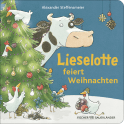 Buchcover von Lieselotte feiert Weihnachten: Lustige Weihnachtsreime mit der Kuh Lieselotte für Kinder ab 2 Jahren von Alexander Steffensmeier