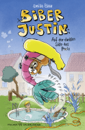 Buchcover von Biber Justin. Auf der dunklen Seite des Pools von Smilla Blau
