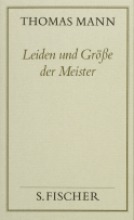 Buchcover von Leiden und Größe der Meister von Thomas Mann