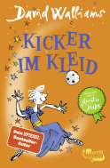 Buchcover von Kicker im Kleid von David Walliams