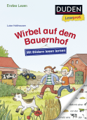 Buchcover von Duden Leseprofi – Mit Bildern lesen lernen: Wirbel auf dem Bauernhof, Erstes Lesen von Luise Holthausen