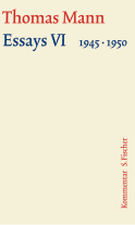 Buchcover von Essays VI 1945-1950: Kommentar von Thomas Mann