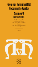 Buchcover von Dramen V von Hugo von Hofmannsthal