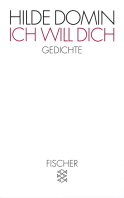 Buchcover von Ich will dich: Gedichte von Hilde Domin