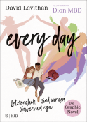 Buchcover von Every Day. Letztendlich sind wir dem Universum egal. Die Graphic Novel von David Levithan