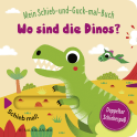 Buchcover von Mein Schieb & Guck-mal-Buch: Wo sind die Dinos?: Dino Spielbuch ab 2 Jahren