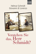 Buchcover von Verstehen Sie das, Herr Schmidt? von Helmut Schmidt, Giovanni di Lorenzo