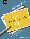 Buchcover von Speck, lass nach!: Verdrehte Sprichwörter - 16 Postkarten von Bastian Sick