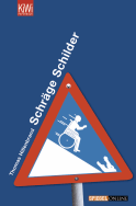 Buchcover von Schräge Schilder von Tom Hillenbrand