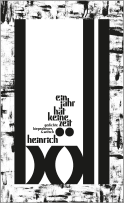 Buchcover von Ein Jahr hat keine Zeit: Gedichte von Heinrich Böll