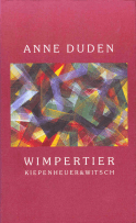 Buchcover von Wimpertier: Gedichte von Anne Duden