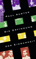 Buchcover von Die Erfindung der Einsamkeit von Paul Auster