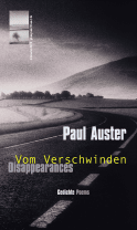Buchcover von Disappearances - Vom Verschwinden: Gedichte - Poems (Zweisprachige Ausgabe) von Paul Auster