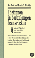 Buchcover von Chefinnen in bodenlangen Jeansröcken von Max Goldt, Martin Z. Schröder