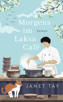 Buchcover von Morgens im Laksa Café von Janet Tay