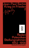 Buchcover von Krieg im Frieden: Reden, Polemiken, Stellungnahmen 1952 - 1956 von Jean-Paul Sartre