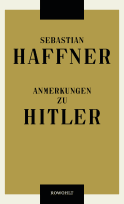 Buchcover von Anmerkungen zu Hitler von Sebastian Haffner
