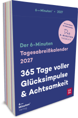 Produktbild von Tagesabreißkalender 2027: 6-Minuten: 365 Tage voller Glücksimpulse und Achtsamkeit von Dominik Spenst
