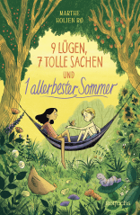 Buchcover von 9 Lügen, 7 tolle Sachen und 1 allerbester Sommer von Marthe Holien Bø