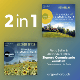 Hörbuchcover von Signora Commissaria ermittelt: Die dunklen Geister & Der lachende Tod von Achim Buch