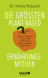 Buchcover von Die größten plant-based Ernährungs-Mythen: Warum Veganer nicht immer recht haben, aber manchmal eben doch von Malte Rubach