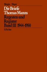 Buchcover von Die Briefe 1944 bis 1950 von Thomas Mann