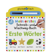 Buchcover von Glücksfisch: Mein erstes Schreib-und Wegwisch-Buch: Erste Wörter von Aimee Chapman