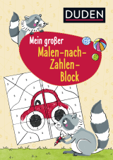 Buchcover von Duden: Mein großer Malen-nach-Zahlen-Block von Christina Braun