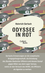 Buchcover von Odyssee in Rot: Bericht einer Irrfahrt. Herausgegeben und mit einem dokumentarischen Nachwort versehen von Carsten Gansel von Heinrich Gerlach