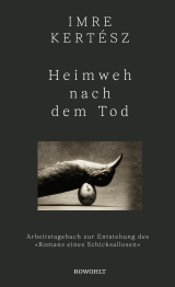 Buchcover von Heimweh nach dem Tod: Arbeitstagebuch zur Entstehung des «Romans eines Schicksallosen» von Ingrid Krüger