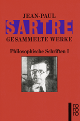 Buchcover von Philosophische Schriften I von Jean-Paul Sartre