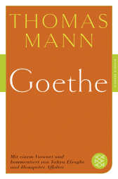 Buchcover von Goethe von Thomas Mann