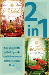 Buchcover von Die Legende von Shikanoko Band 1-2 in einem Bundle: Herrscher der acht Inseln / Fürst des schwarzen Waldes von Lian Hearn