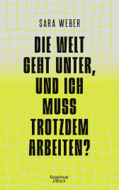 Buchcover von Die Welt geht unter, und ich muss trotzdem arbeiten? von Sara Weber