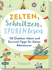 Zelten, Schnitzen, Spuren lesen