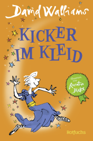 Buchcover von Kicker im Kleid von David Walliams